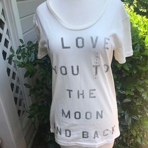 NWT! Love You To The Moon & Back Tee, Size: L